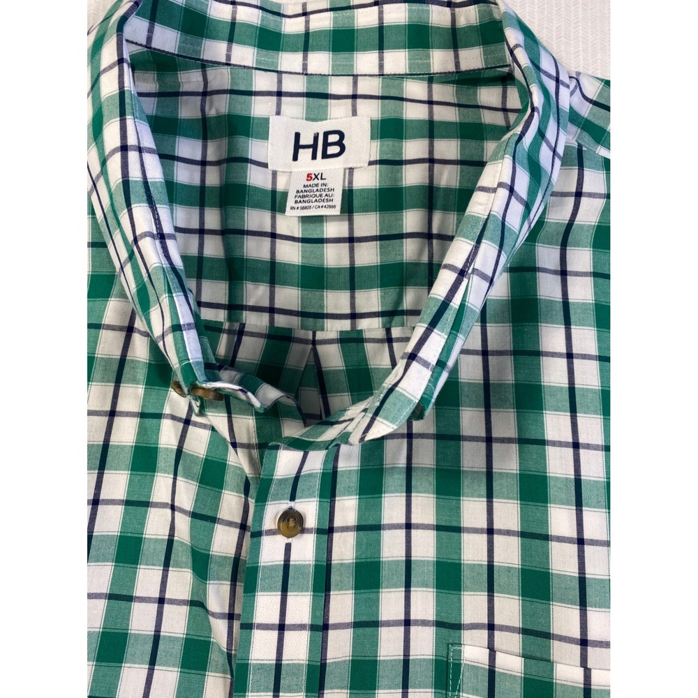 Quiet Luxury Coastal Plaid Shirt Oversized Resortcore 5XL - Picture 5 of 9